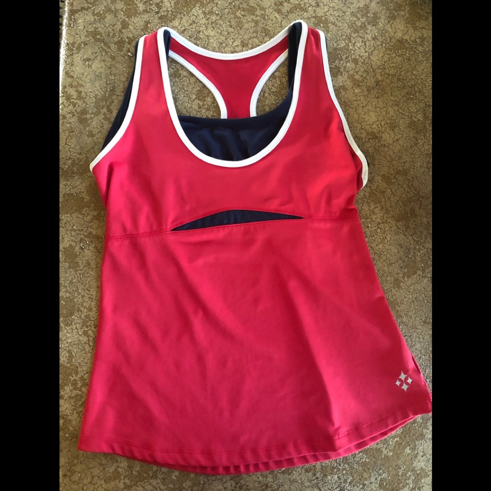 Jofit Tennis Tank with Built in Bra